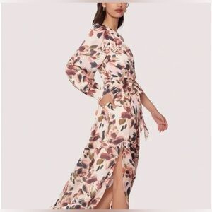 Lost + Wander Thea Maxi Dress in cream floral multi.